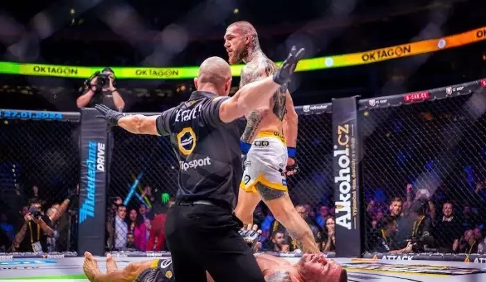 VIDEO: Karlos Vémola v O2 areně prohrál! Po minutě zápasu padl brutální knokaut. Katem byl Pirát Krištofič